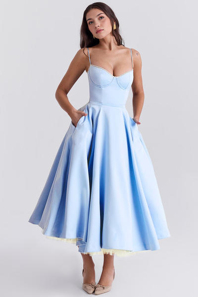 Zoe Midi Dress - Double Layer