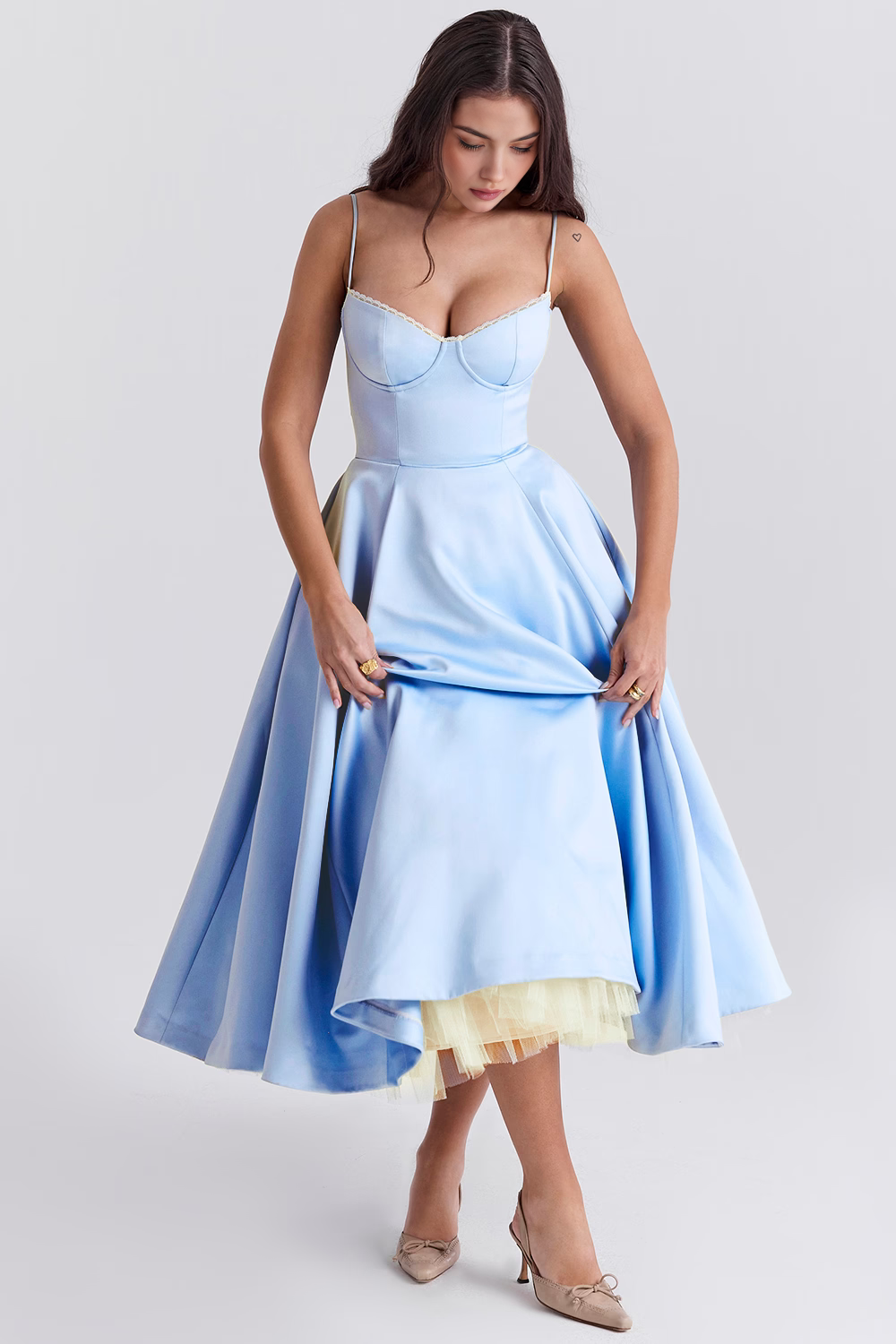 Zoe Midi Dress - Double Layer