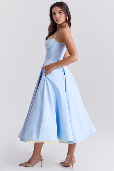 Zoe Midi Dress - Double Layer