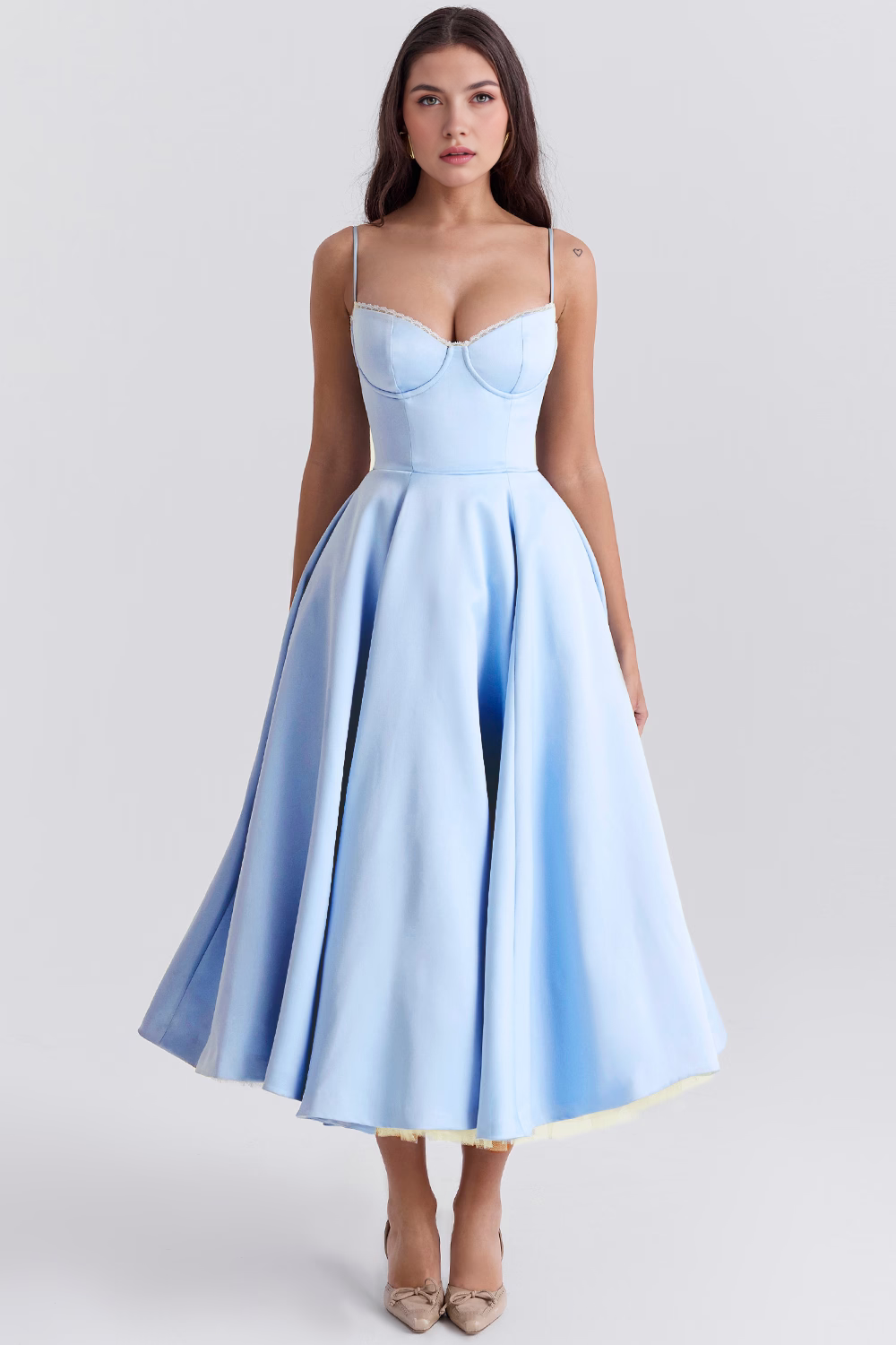 Zoe Midi Dress - Double Layer
