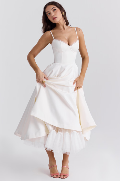 Zoe Midi Dress - Double Layer