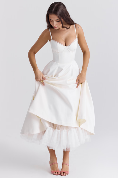 Zoe Midi Dress - Double Layer