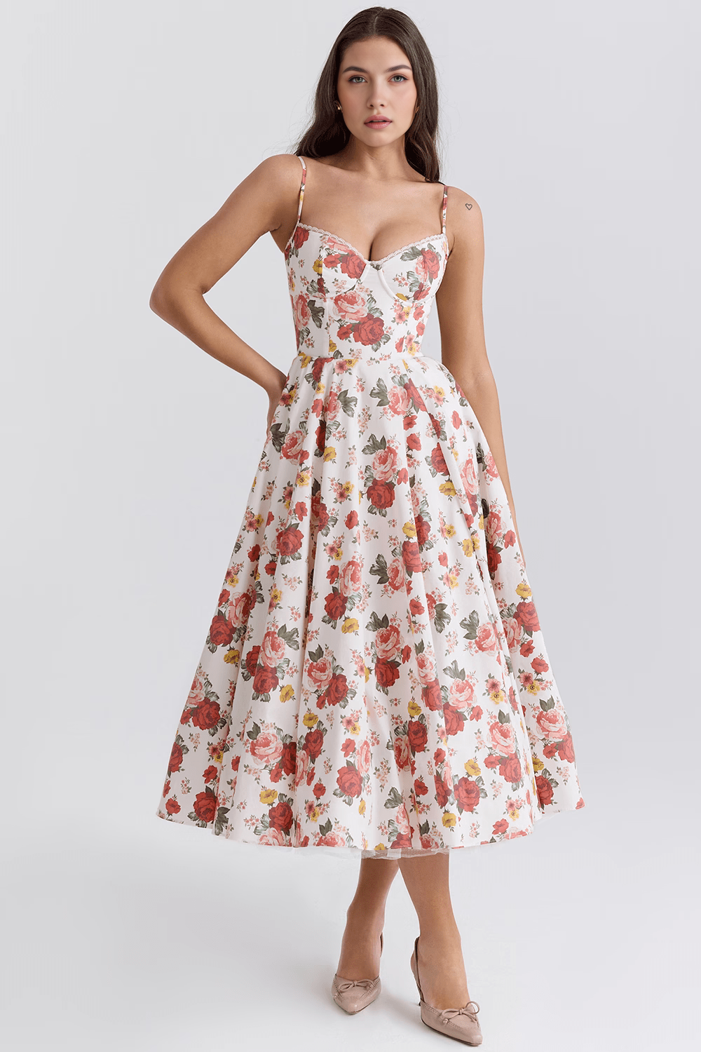Zoe Midi Dress - Double Layer