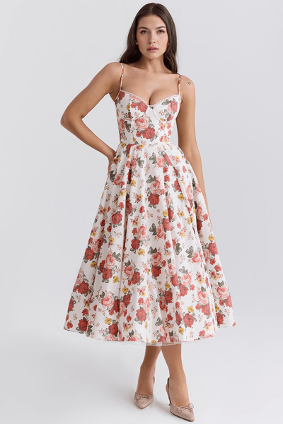 Zoe Midi Dress - Double Layer