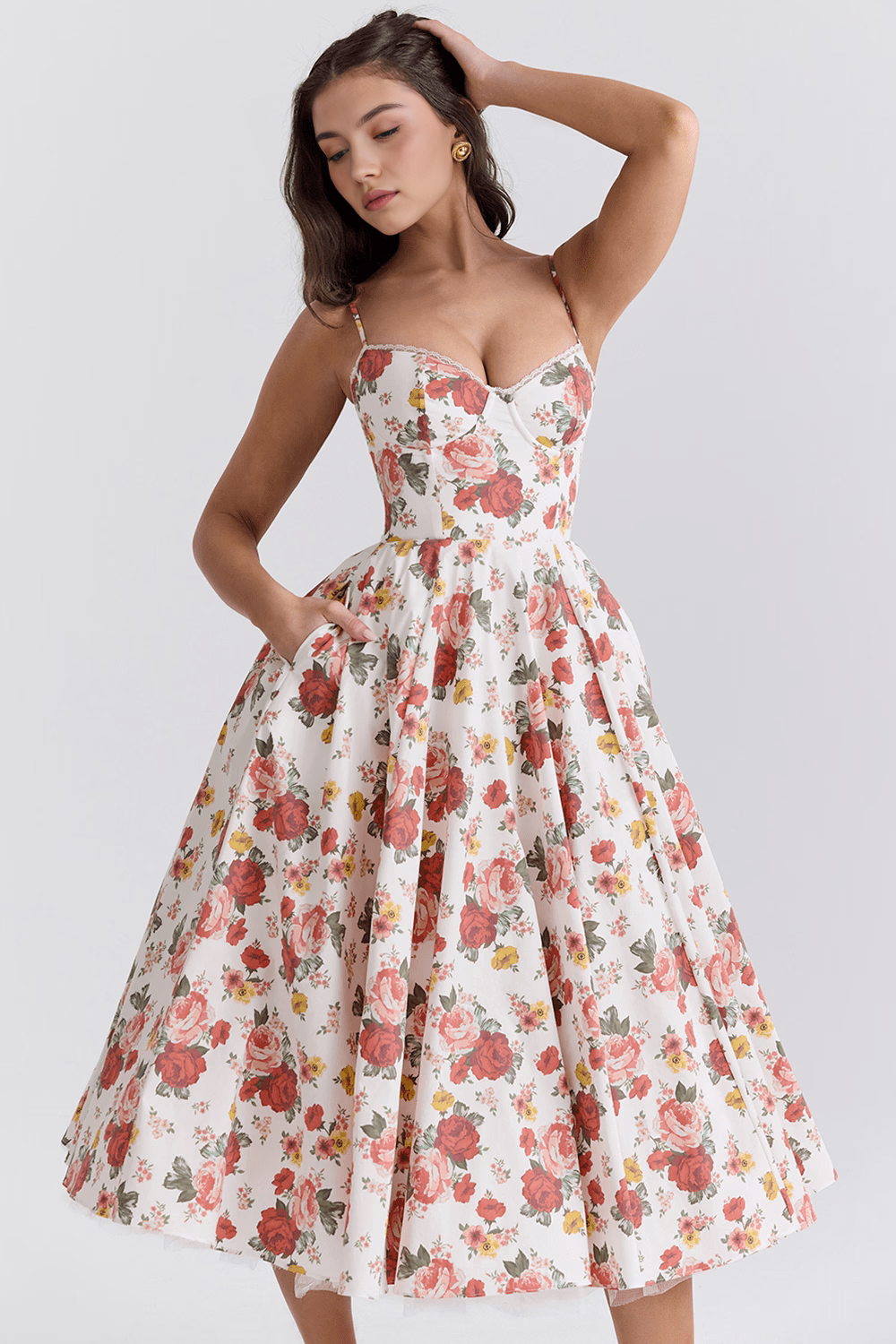 Zoe Midi Dress - Double Layer