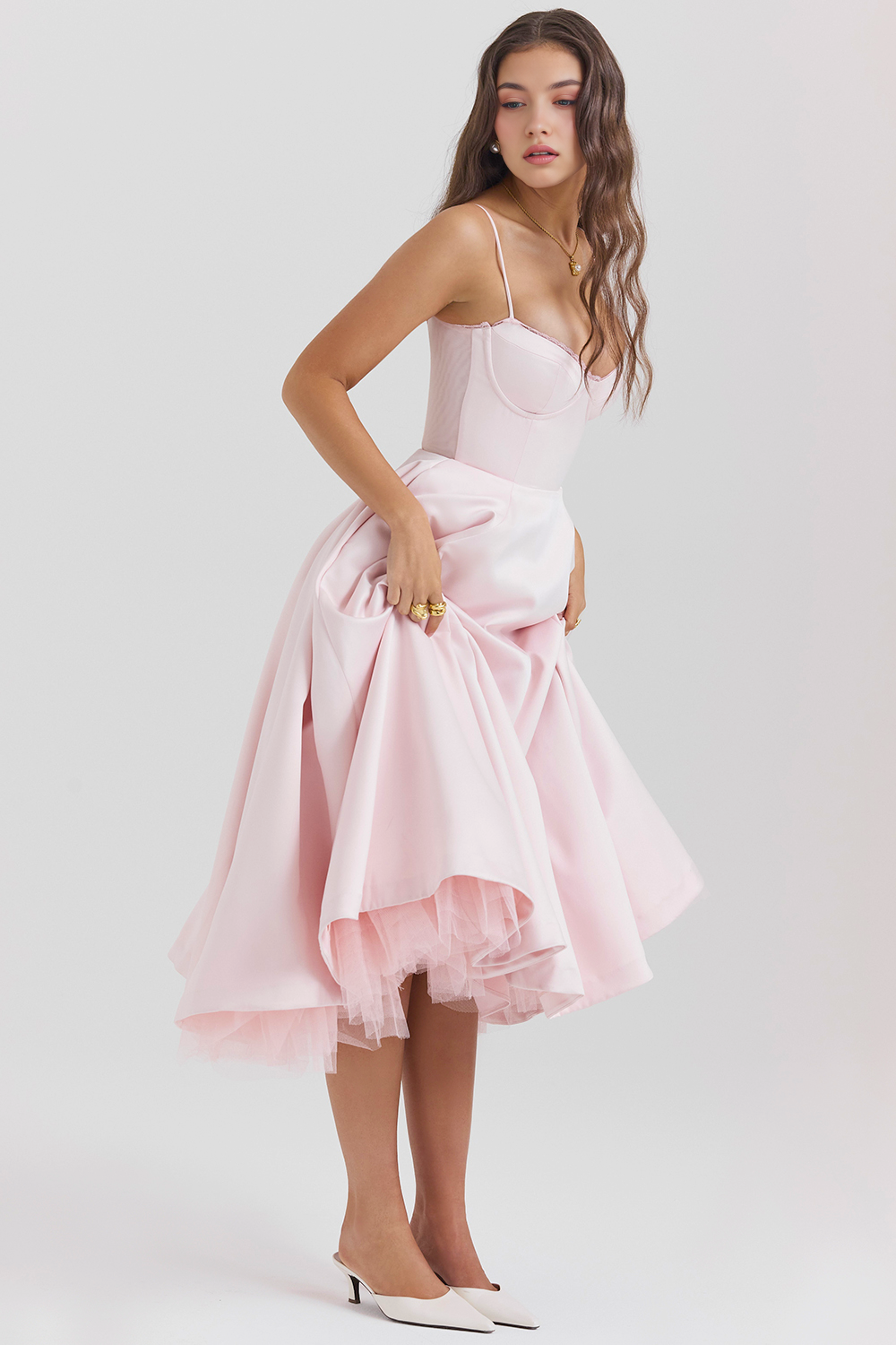 Zoe Midi Dress - Double Layer