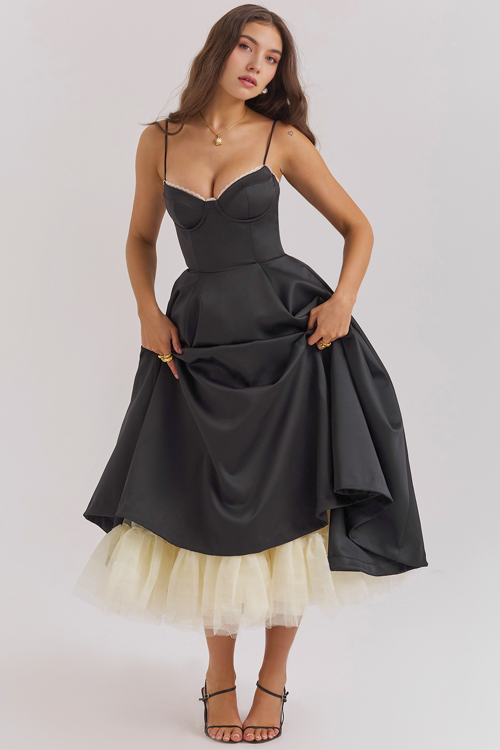Zoe Midi Dress - Double Layer