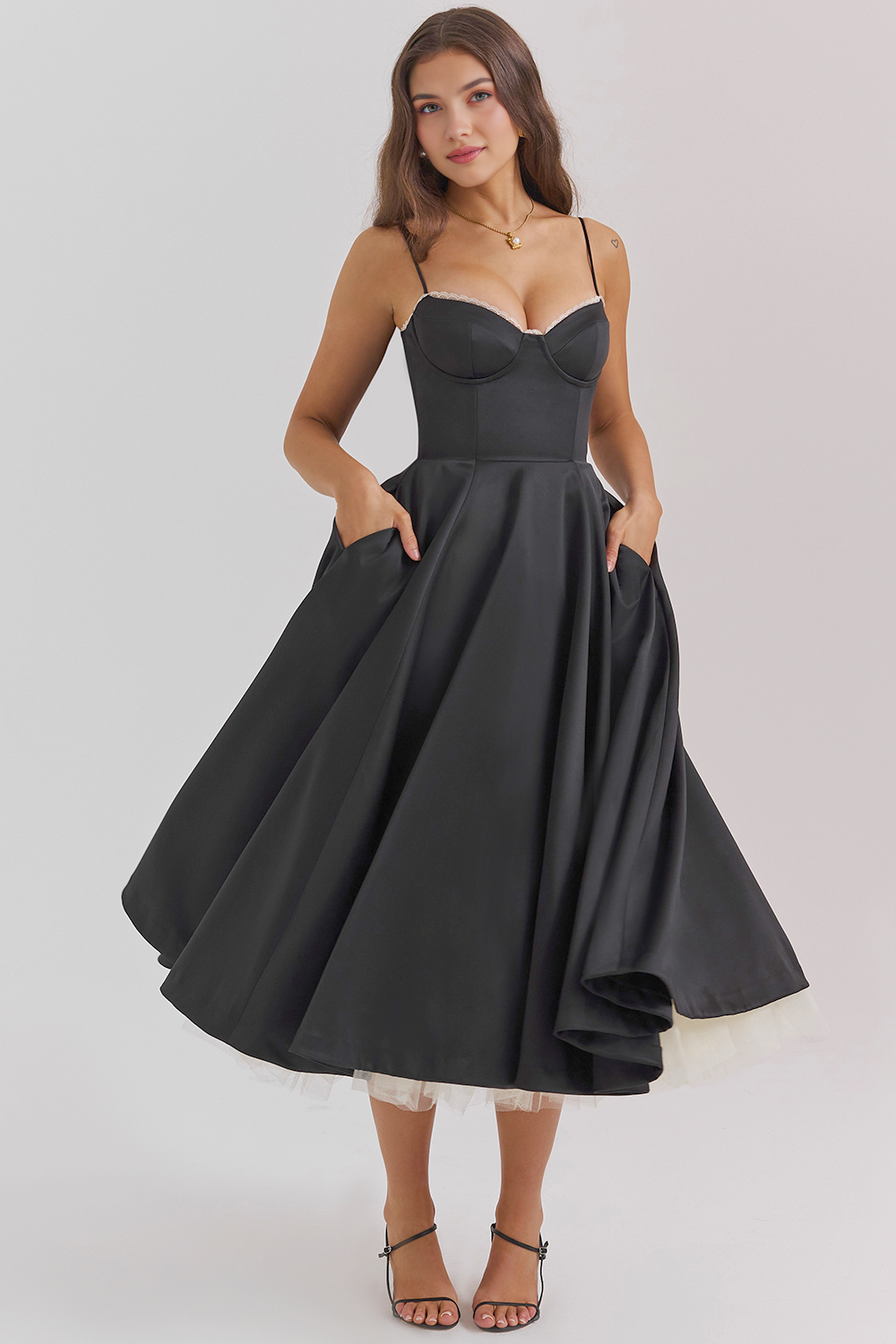 Zoe Midi Dress - Double Layer