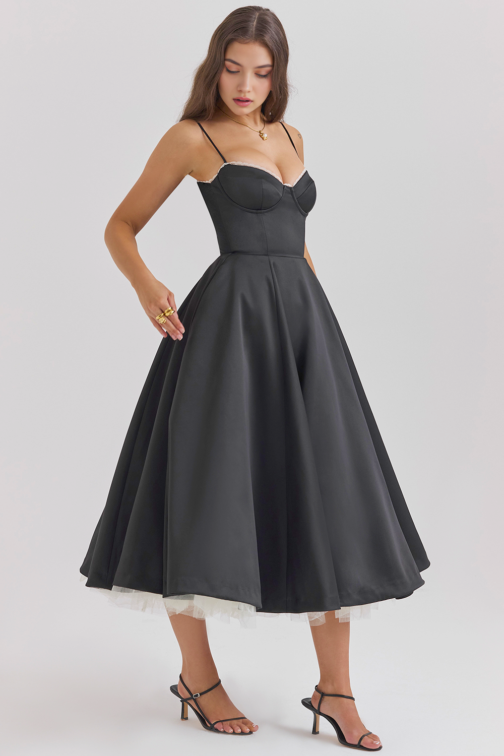 Zoe Midi Dress - Double Layer