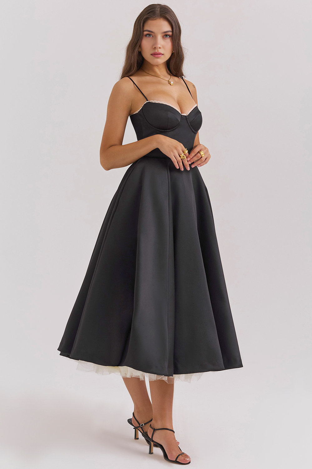 Zoe Midi Dress - Double Layer