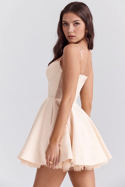 Zoe Short Dress - Double Layer